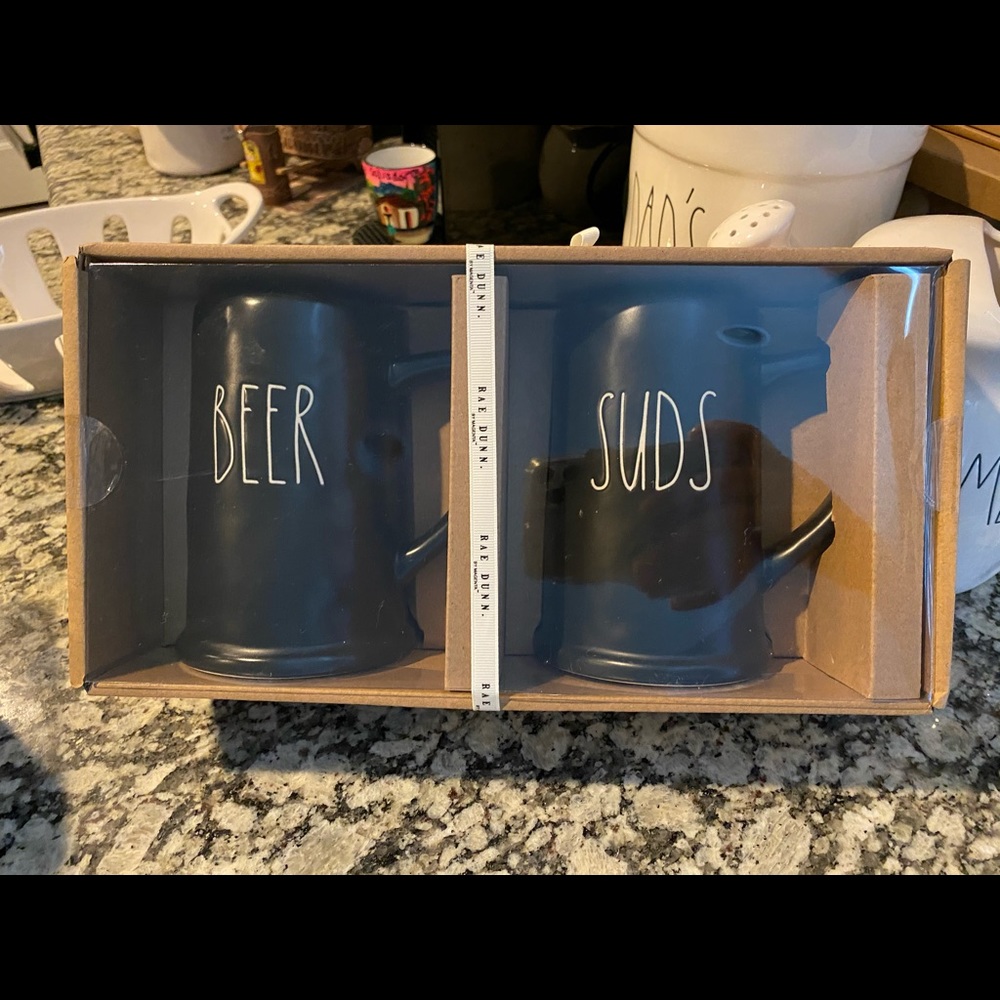 Rae Dunn Beer & Suds Mugs